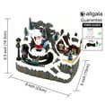 thumbnail image 3 of Allgala Crafted Polyresin Christmas House Collectable Figurine with USB and Battery Dual Power Source-Moving Train and Santa-XH93447, 3 of 5