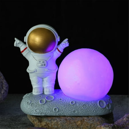 

Ygxbm Lighting Lamp Led Light Led Colorful Clouds Astronaut Lamp with Rainbow Effect As Children S Night Ligh Rollback