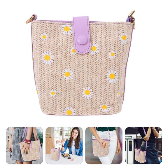 Masteelf 1pc Fashion All- Lady Bag Gift Outdoor Handbag Girl Bucket Bag