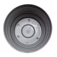 thumbnail image 6 of Bloem Saturn 12" Round Plastic Planter - Indoor/Outdoor, Snap-in Saucer & Drainage Holes, Charcoal, 6 of 8