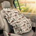 thumbnail image 3 of KUIFORTI Car Seat Sun Shade Cover Baby, Western Cowboy Car Seat Cover Blocks Out Heat & Sun, Keeps Your Toddler Baby Seat Cooling, Reflective Baby Seat Covers, Universal Most Baby Car Seats, 3 of 7