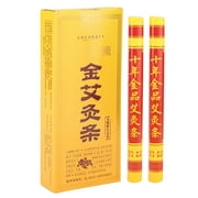 1.8 x 20cm 10pcs Moxa Stick Moxa Roll Moxibustion Therapy Massage Tool (Yellow Box)