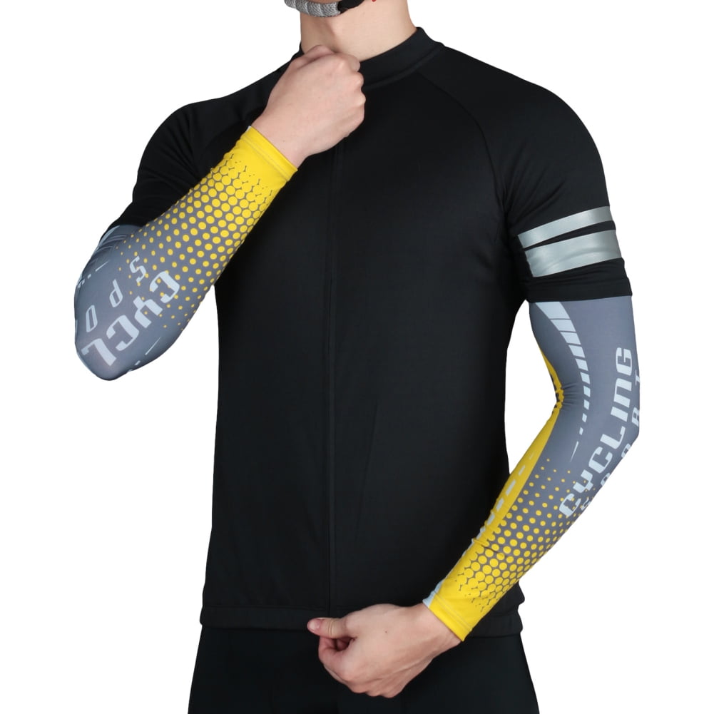 1 Pair Cooling Arm Sleeves for Men & Women, UV Protective UPF 50 Tattoo Cover Up Adult Children Polyester Sunshade Hand Elbow Protection Cover Summer Cycling Sportswear Accessories Outdoor