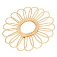 thumbnail image 1 of Round Rattan Mirror,Rattan Mirror Retro Round Hanging Mirror Wall Decoration Mirror Exceptional Reliability, 1 of 7