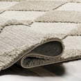 thumbnail image 4 of nuLOOM Marissa High/Low Diamond Tassel Area Rug, 8' 10" x 12', Ivory, 4 of 9