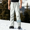 thumbnail image 2 of FAVIPT Mens and Womens Snow Pants 3 In 1 Insulated Ski Pants Solid Casual Winter Warm Pockets Trousers with Removable Inner Green,L, 2 of 8