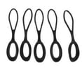 thumbnail image 2 of jifeng 5 Pieces Non-slip Strong Zipper Pull Cord Zip Puller Zip Fastener Black, 2 of 8