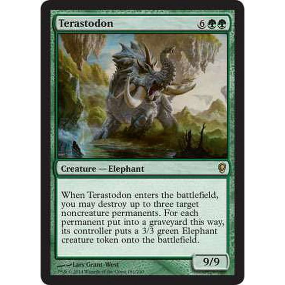 MtG Conspiracy Rare Terastodon #181