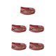 thumbnail image 1 of Sonducket Pulseras envolventes de cuero Boho Brazalete de múltiples capas Moda hecha a mano Bohemio Mujer Broche para mujer Rojo Type2 NO2, 1 of 6