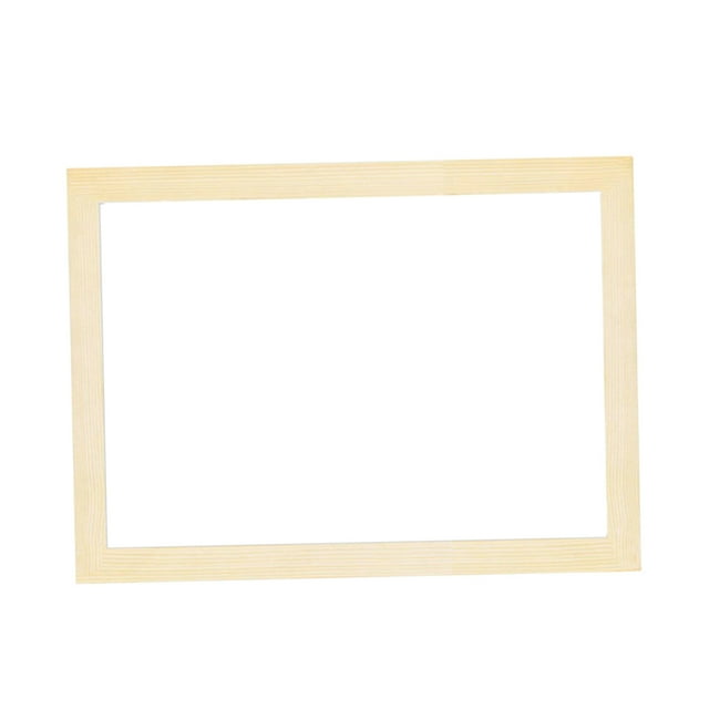 Guardoinrt Wooden Photo Frame Home Living Room Hallway Picture Poster Wall Mounted Frame, Size A4, Wooden Color