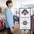 thumbnail image 4 of Wire Delight Men’s Heavy Blend Crewneck Sweatshirt, Durable Cotton-Poly Fleece, Light Blue, M, 4 of 5