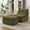 green, variant on 62.2 Inch Boneless Chaise Lounge Chair, Floor Sleeper Sofa with Ottoman, No Assembly Required, Modern Cozy Cloud Lounger, Orange