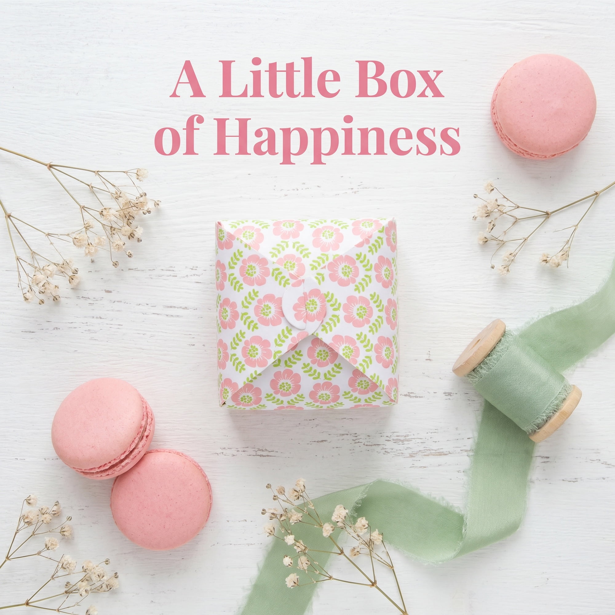Unique Bargains 10Pcs Elegant Tiny Empty Square Treats Box Light Pink 3"x3"x1.4"