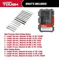 thumbnail image 4 of Hyper Tough 15-Piece T-Shank Jigsaw Steel Blade Set in Click Fit™ Case, Model 42984CF, 4 of 23