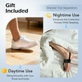 thumbnail image 5 of Bunion Corrector for Women & Men with Adjustable Knob Silicone Pad, Bunion Relief Big Toe Splint for Left/Right Feet, Black, 5 of 10