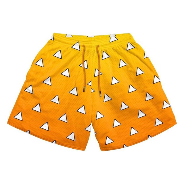 Pantalones cortos de Anime Harajuku para hombres, bañadores de playa, estilo Simple, fruta del diablo, estampado 3D Fivean unisex