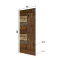 thumbnail image 3 of L Series 36in. X 84in. Multi-Color Finished DIY Solid Wood Sliding Barn Door With Hardware Kit - Assembly Required, 3 of 4