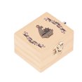 thumbnail image 2 of Caja de música con manivela de manoCaja de música con manivela manual, caja de música duradera con luz de velocidad de ritmo ajustable para decoración capaz para regalo de cumpleaos, 2 of 8