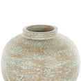 thumbnail image 4 of DecMode 12" Antique Style Textured Patina Brown Ceramic Vase, 4 of 9