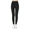 thumbnail image 3 of Ma Croix Womens Compression Waistband Exercise Stretch Gym Leggings, 3 of 5