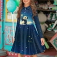 thumbnail image 2 of DISNIMO Panda Dress for Girls Size 9-10 Dresses Kids Galaxy Dress Girls Long Sleeve Star Dress for Child Twirling Dresses for Youth Swing Dress Kids Skater Dresses for Girls Clothes Dresses Kid, 2 of 7