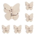thumbnail image 2 of 5Pc Butterfly-Shaped Swivel Adhesive Hooks, 360° Rotating Towel Hooks, Decorative Wall Mount Hangers, Waterproof Self-Adhesive Hooks for Bathroom and Kitchen, Multi-Hook Organizer for Towels, Hats, 2 of 5