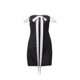 thumbnail image 3 of Vestido Vestido de tubo delgado para mujer Vestido sin espalda con lazo sin tirantes Party Club Mini (Negro M) Kuymtek Negro T M para Mujer, 3 of 9