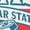 White, variant on Texas Lone Star Beer Emblem Men's T-shirt