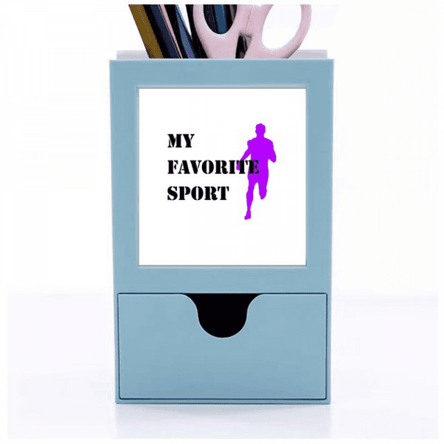 Como deportes Fitness equilibrado Run Tarjeta de clip de pluma del gestor de suministros de oficina