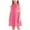 Hot Pink, variant on Riecok Sleeveless Dresses for Girls Crewneck A Line Dress Solid Pleated Summer Uniform Dresses for School