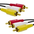 thumbnail image 1 of Cable RCA WAWPI de audio compuesto y vídeo de 3 machos a 3 machos, 1,4 m, 1 of 6