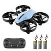 MABOTO Mini Drone for Kids RC Quadcopter with Function Auto Hover Headless Mode One-key Return Easy to Fly 3 Battery