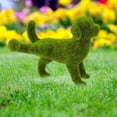 thumbnail image 2 of European Style Flocked Dog Figurine, Moss-Covered Animal Ornament for Outdoor Lawn, Garden, and Floral Arrangements â Charming Decorative Sculpture for Home & Turf Art, 2 of 9
