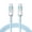 1m-Blue, variant on Ice Crystal USB C Charging Cable 60W Fast Charging Power Supply Cord Support 480Mbps Data Transmission for Phones