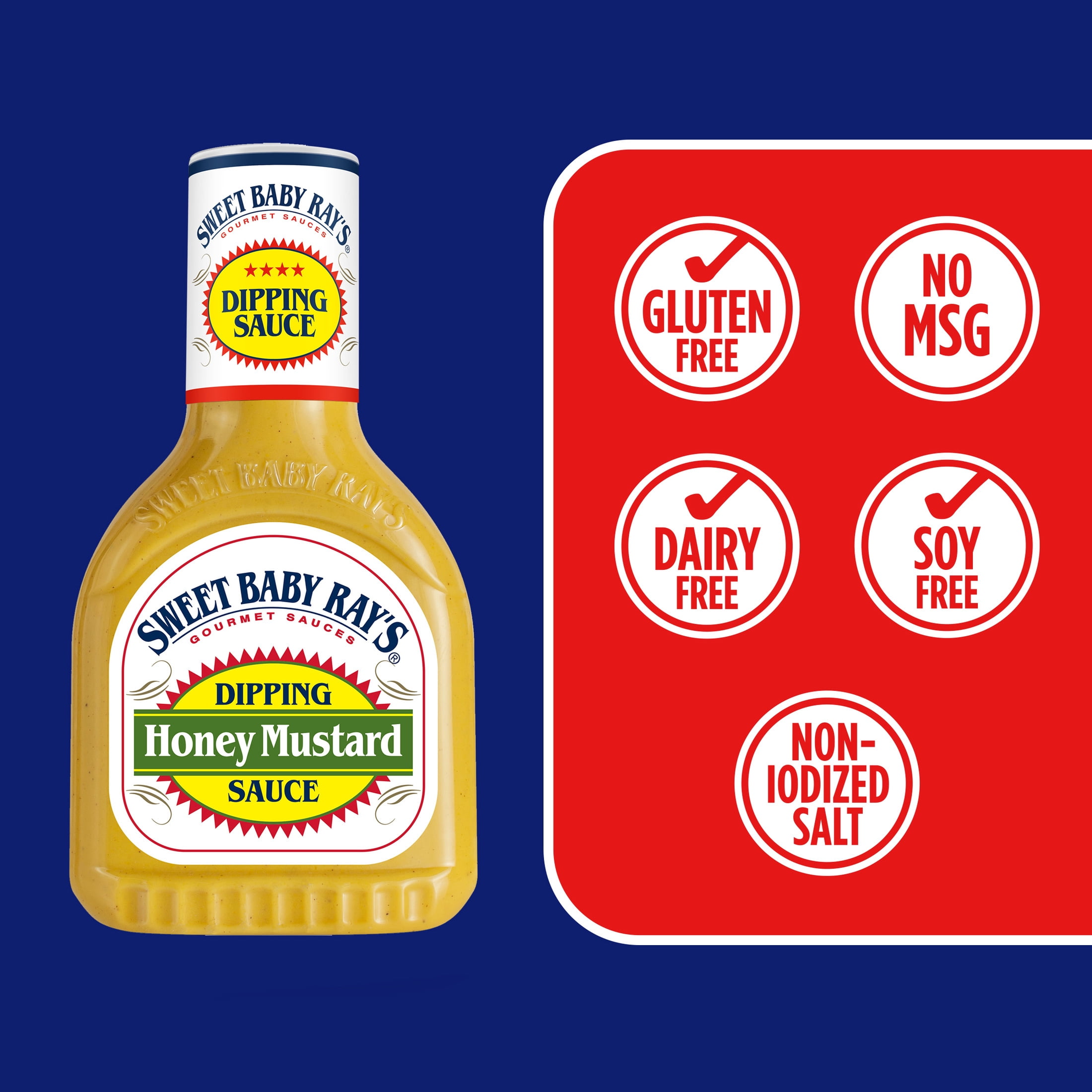 (3 pack) Sweet Baby Ray's® Honey Mustard Dipping Sauce 14 fl oz