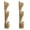 Wood Color, variant on Zecic Flute Display Stand Wall Hanging Swords Holder for Home Or Office Decoration