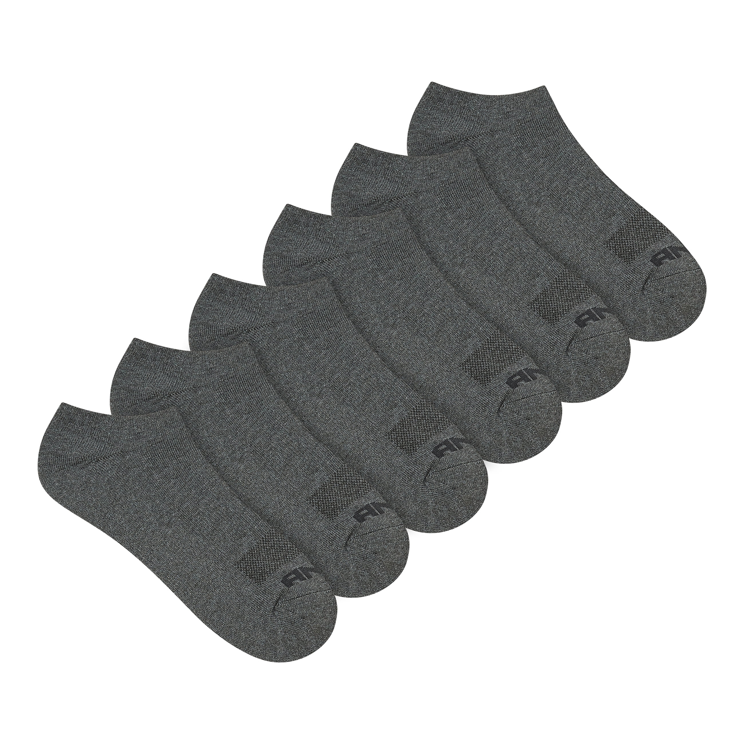 AND1 Men's Socks, Performance Cushion No Show Socks, 6-Pack