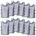 thumbnail image 1 of TOPTIE Ensembles de 12 Gilets d'Entraînement Vierges, Chasubles de Soccer, 1 of 6
