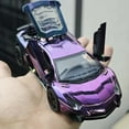 thumbnail image 6 of 1:32 Lambor SVJ LP750 Electroplated Super Car Model with Sound Light Children Diecast Toy Vehicle Miniature Gift, 6 of 10