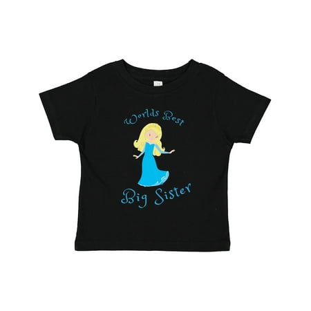 

Inktastic World s Best Big Sister Gift Toddler Toddler Girl T-Shirt