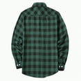 thumbnail image 5 of HCNTES Plaid Mens Flannel Shirts Long Sleeve Shirts for Men Casual Button Down Big and Tall Button Up Shirt(L01-Dark Green,M), 5 of 7