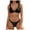 Black, variant on vigerkar Women's 2 Piece Bikini Set Textured Ruched Low Rise Swimsuit Bathing Suit (Green, XL)