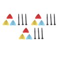 thumbnail image 1 of Juego De 3 Tees De Golf, Altura Ajustable, Marcador De Posición De Pelota De Golf, Color Mezclado, Clavijas De Plástico Para Tee De Golf, Accesorios De Entrenamiento De Golf Para Adiestramiento Al Air, 1 of 5