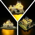 thumbnail image 5 of LED Light Kit for Lego Architecture 21060 Himeji Castle Set, Compatible with Lego 21060 Building Blocks Model(Not Include Blocks Set), 5 of 6
