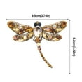 thumbnail image 3 of PPgejGEK Brooches and Pins for Women Crystal dragonflies brooch animals brooch for women Jewelry for Valentine's Day Mother's Day Christmas Birthday Gifts Reduced Price, 3 of 4