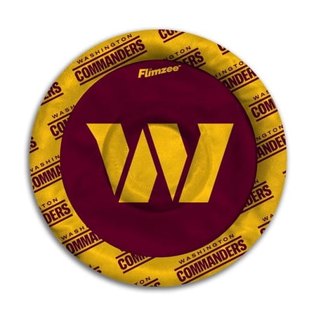 YouTheFan NFL Washington Commanders Flimzee Bean-Bag Flying Disc
