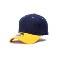 thumbnail image 2 of Top Headwear 12-Pack Adjustable Baseball Hat - Navy/Yellow, 2 of 2