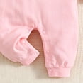 thumbnail image 7 of YDFCWXW Unisex Baby Romper Long Sleeve 100% Cotton Baby Clothes, Baby Footless Jumpsuit for Infant Boys Girls (Pink, 6-12Months), 7 of 7