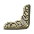 thumbnail image 4 of Unique Bargains Metal Book Corner Protectors Edge Cover Guard 0.63" x 0.63" x 0.16" Bronze Tone 30Pcs, 4 of 4