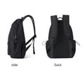 thumbnail image 5 of Xeede Black Backpack, Cute Backpack, Aesthetic Backpack, Laptop Bookbag, Fashion Casual Travel Daypack, Large Capacity Bookbags, Water Resistant Backpacks, Sturdy Backpack, 5 of 8